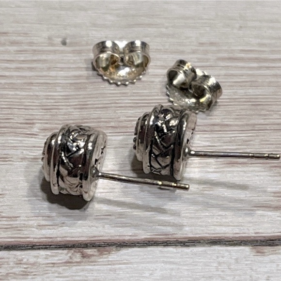 Spinelli Kilcollin Silver Teardrop Diamond 
Earrings - Picture 5 of 11